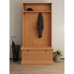 Dorel Home Mille - Garderobe met 1 klepdeur in grenen