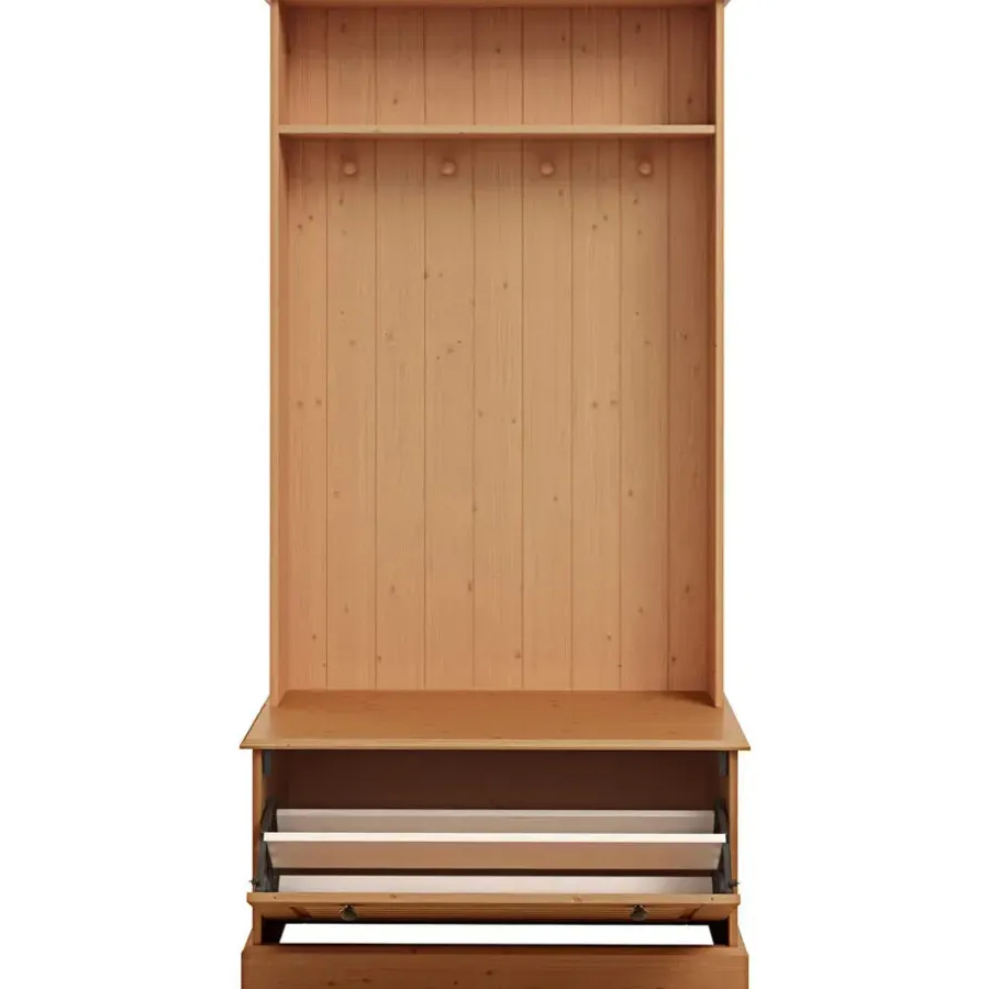 Dorel Home Mille - Garderobe met 1 klepdeur in grenen