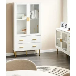 Buffetkasten-Leen Bakker MILORA - Buffetkast - Wit - MDF