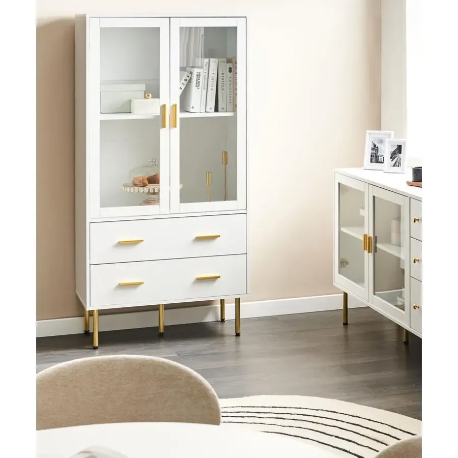 Buffetkasten-Leen Bakker MILORA - Buffetkast - Wit - MDF