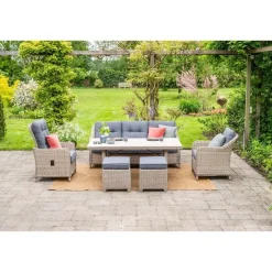 Garden Impressions Milwaukee lounge fauteuil - vintage willow - mystic grey