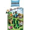 Dekbedovertrekken|Kinderdekbedovertrekken-Merkloos Minecraft Outside - Dekbedovertrek-140x200cm