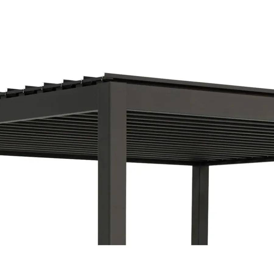 Mirador Basic terrasoverkapping 300 x 300 cmantraciet