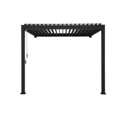 Terrasoverkappingen-Mirador Classic overkapping muur 300 x 300 cm antraciet