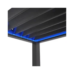 Terrasoverkappingen-Mirador Deluxe overkapping elektrisch met LED 300 x 400 antraciet
