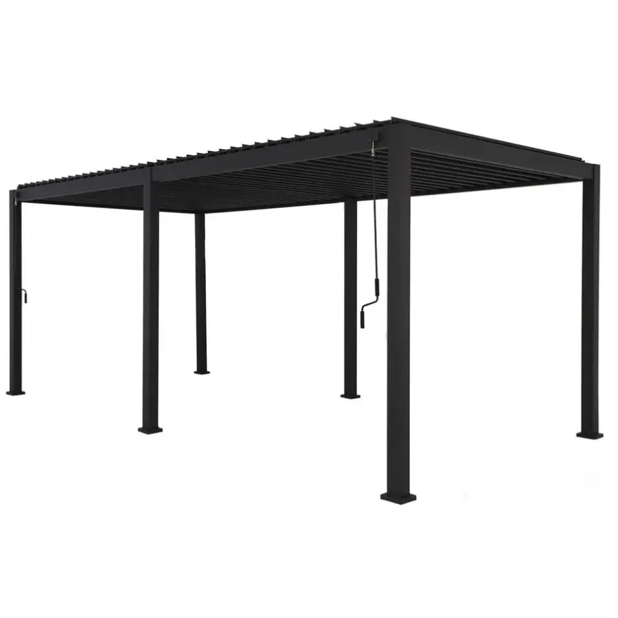 Mirador Deluxe terrasoverkapping 300 x 600 cm antraciet