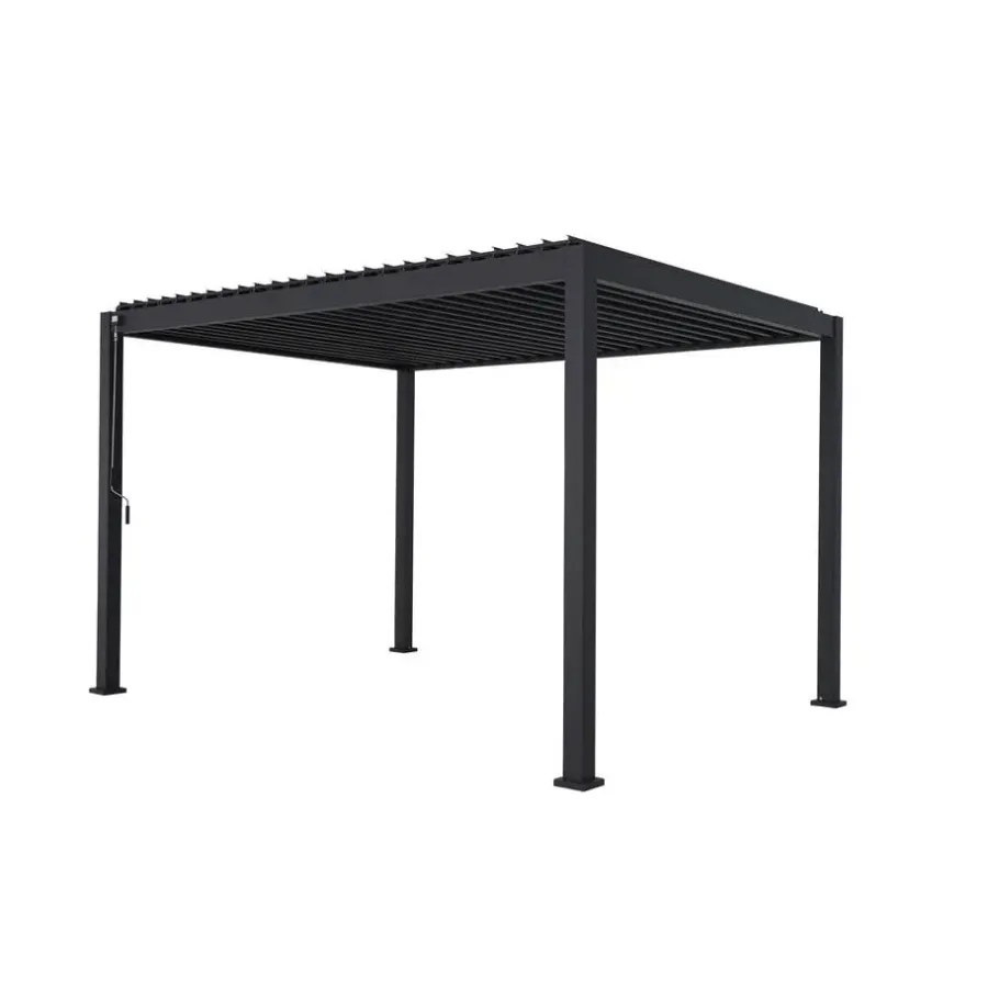 Terrasoverkappingen-Mirador Deluxe terrasoverkapping 300 x 400 cm antraciet