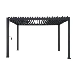 Terrasoverkappingen-Mirador Deluxe terrasoverkapping 300 x 400 cm antraciet