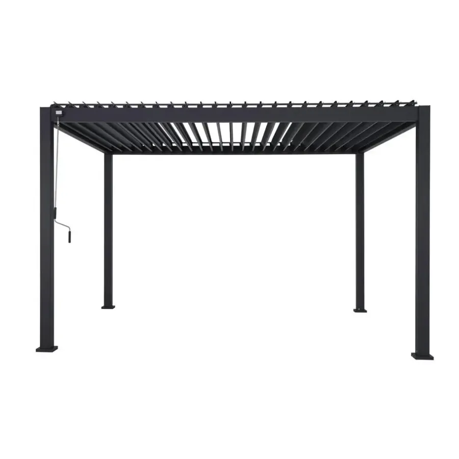 Terrasoverkappingen-Mirador Deluxe terrasoverkapping 300 x 400 cm antraciet