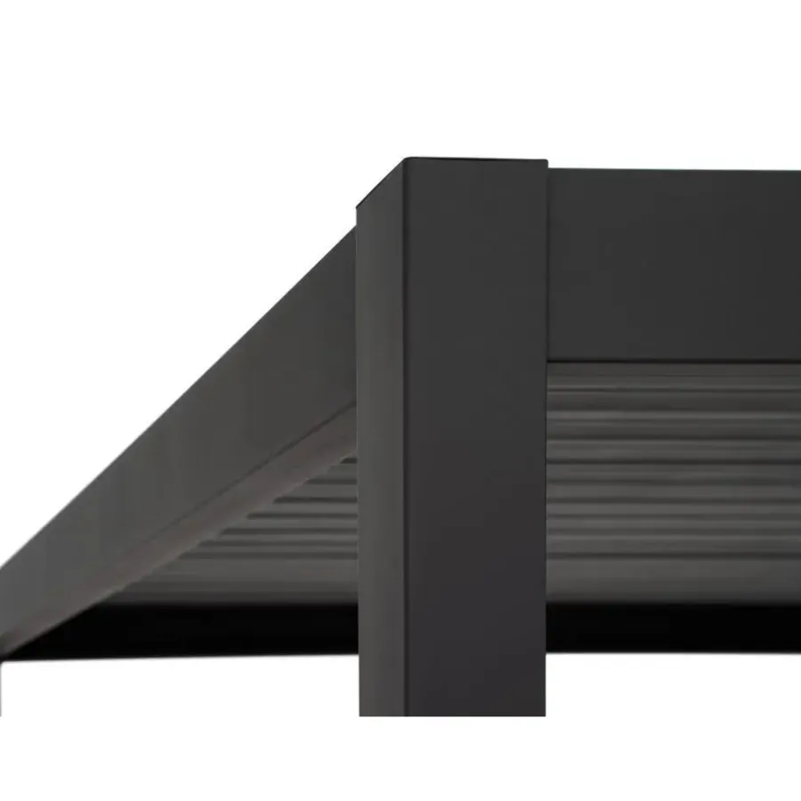 Terrasoverkappingen-Mirador Deluxe terrasoverkapping 300 x 400 cm antraciet