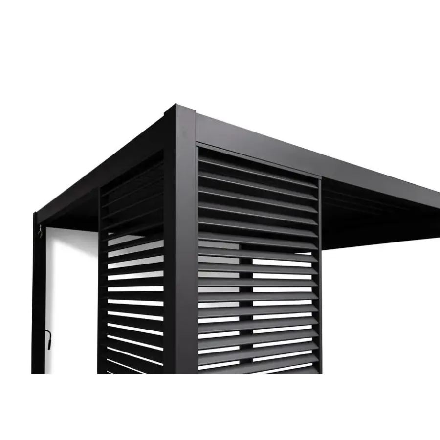 Terrasoverkappingen-Mirador Louvre shutter paneel (voor 3M kant) antraciet 1 stuk
