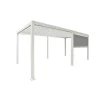 Terrasoverkappingen-Mirador pull down zijscherm 4M windscherm wit