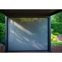 Terrasoverkappingen-Mirador pull down zijscherm 4M windscherm antraciet