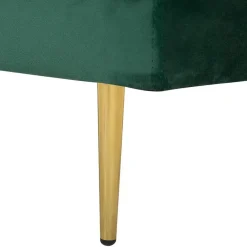 Beliani MIRAMAS - Chaise longue - Smaragdgroen - Rechterzijde - Fluweel