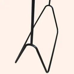Kledingrekken|Kledingrekken-MISOU Kledingrek Metaal Industrieel Zwart 80x44x145cm