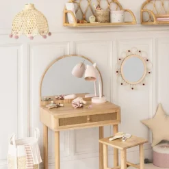 Kaptafels-MISOU Make up tafel - Bruin