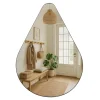 Spiegels-MISOU Spiegel Druppel Design Britta - Zwart