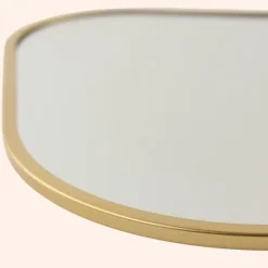 Spiegels-MISOU Spiegel Organische Vorm Goud 25x34cm
