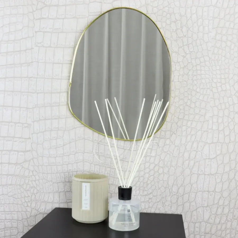 MISOU Spiegel Organische Vorm Goud 30x39cm
