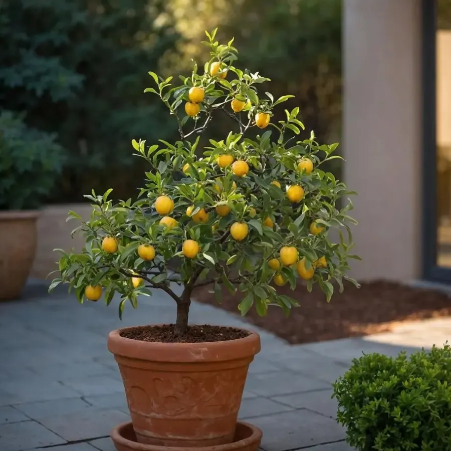 Planten|Tuinplanten-Plant in a Box Mix fruitbomen - Set van 4 - Hoogte 25-40cm - ⌀9cm
