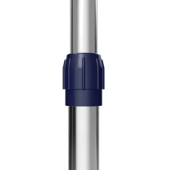 Kledingopbergers|Kledingrekken-ACAZA Mobiel kledingrek - verstelbaar - 1 rail en 2 haken - 87x165x44 cm - zilvergrijs