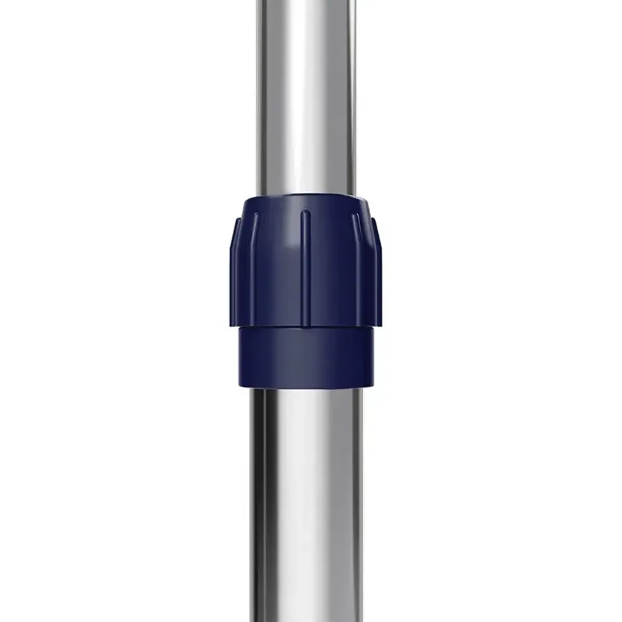 Kledingopbergers|Kledingrekken-ACAZA Mobiel kledingrek - verstelbaar - 1 rail en 2 haken - 87x165x44 cm - zilvergrijs