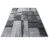 Muratap Modern Design Vloerkleed Parma - Zwart/Grijs - Laagpolig 200x290 cm