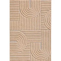 Muratap Modern Japandi Vloerkleed - Roze - Boho Scandinavisch - 200x290 cm Laagpolig