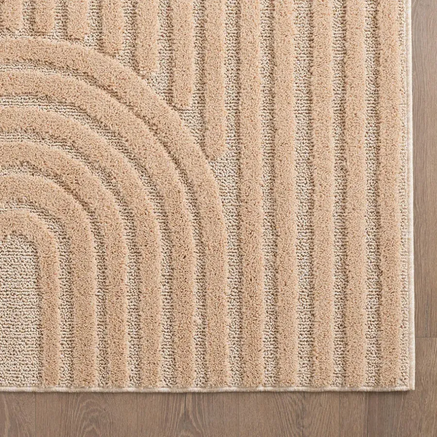 Muratap Modern Japandi Vloerkleed - Roze - Boho Scandinavisch - 200x290 cm Laagpolig