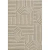 Muratap Modern Japandi Vloerkleed - Beige - Boho Scandinavisch - 160x230 cm Laagpolig