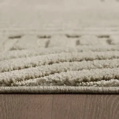 Muratap Modern Japandi Vloerkleed - Beige - Boho Scandinavisch - 160x230 cm Laagpolig