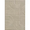 Muratap Modern Japandi Vloerkleed - Beige - Boho Scandinavisch - 140x200 cm Laagpolig