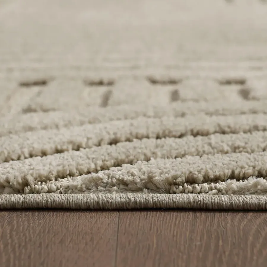 Muratap Modern Japandi Vloerkleed - Beige - Boho Scandinavisch - 140x200 cm Laagpolig