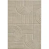 Laagpolige Vloerkleden-Muratap Modern Japandi Vloerkleed - Beige - Boho Scandinavisch - 200x290 cm Laagpolig