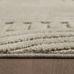 Laagpolige Vloerkleden-Muratap Modern Japandi Vloerkleed - Beige - Boho Scandinavisch - 200x290 cm Laagpolig
