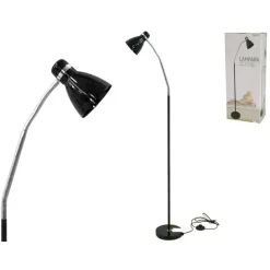 Staande Lampen-Gerimport Moderne Verstelbare Vloerlamp 140cm – Staand - Verstelbaar – Zwart
