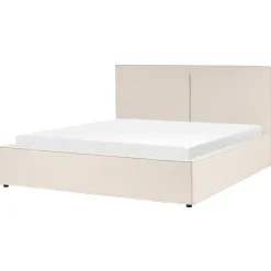 Beliani MOISSAC - Bed - Beige - 180 x 200 cm - Polyester