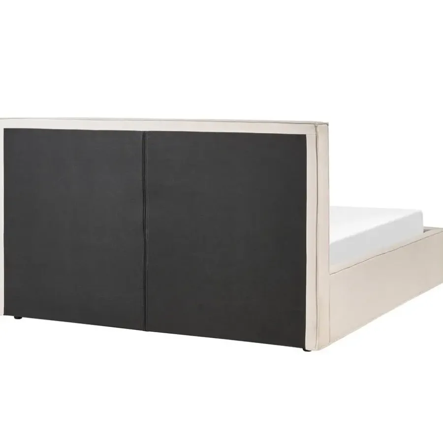 Beliani MOISSAC - Bed - Beige - 180 x 200 cm - Polyester