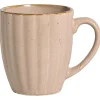 Leen Bakker Mok met oor Flora roze stoneware