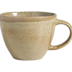Kopjes, Mokken En Bekers-Leen Bakker Mok met oor Nora bruin stoneware - 220 ml