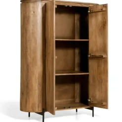 Collectables Mokka Wandkast Lichtbruin 115cm