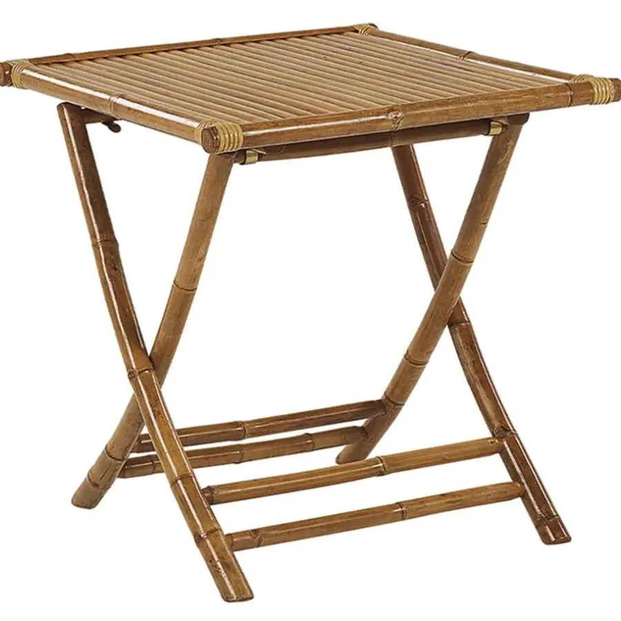 Beliani MOLISE - Bistroset voor 2 - Lichte houtkleur - Bamboehout
