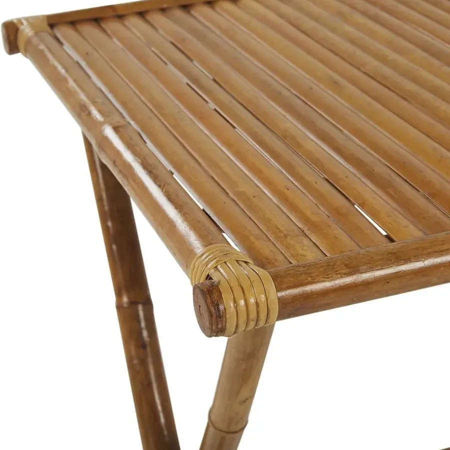 Beliani MOLISE - Bistroset voor 2 - Lichte houtkleur - Bamboehout