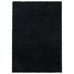 Muratap Monaco Soft Shaggy Hoogpolig Vloerkleed Black - 300x400 CM
