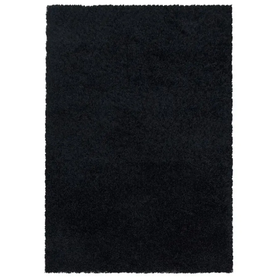 Muratap Monaco Soft Shaggy Hoogpolig Vloerkleed Black - 300x400 CM
