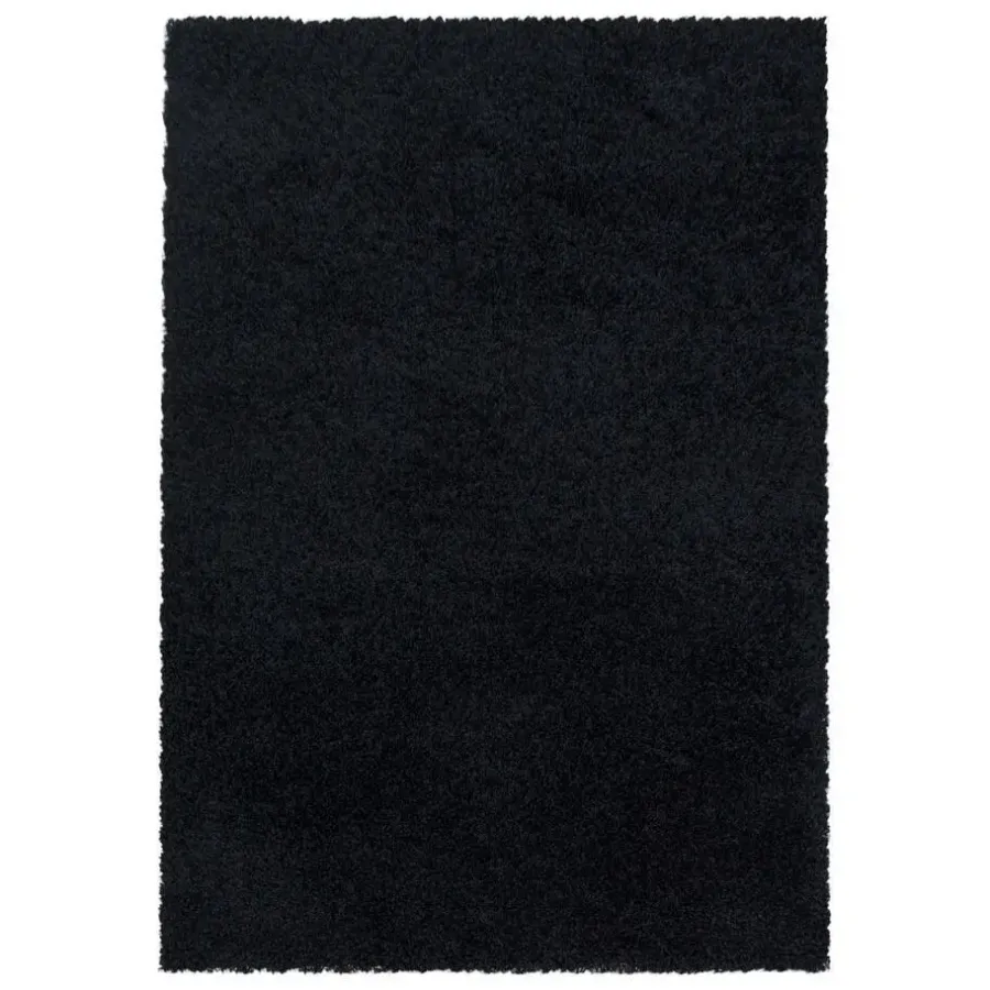 Muratap Monaco Soft Shaggy Hoogpolig Vloerkleed Black - 300x400 CM