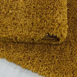 Muratap Monaco Soft Shaggy Hoogpolig Vloerkleed Goud - 240x340 CM