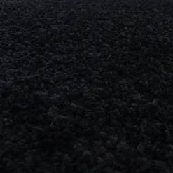 Hoogpolige Vloerkleden-Muratap Monaco Soft Shaggy Hoogpolig Vloerkleed Black - 140x200 CM