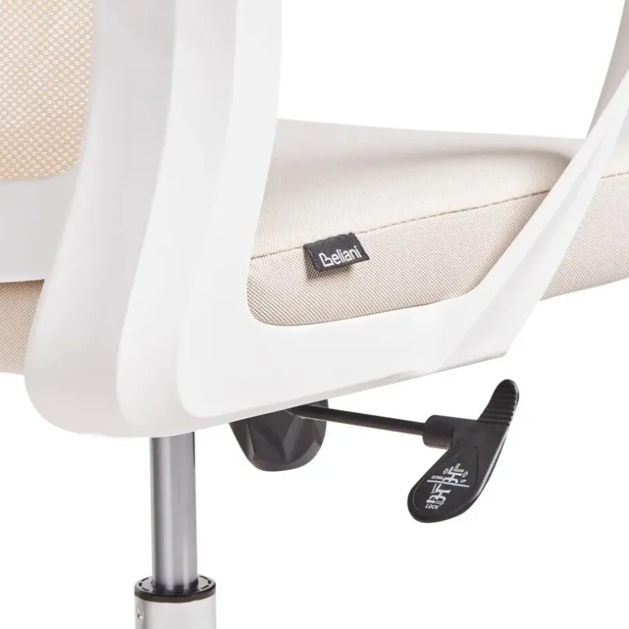 Leen Bakker MONARCH - Bureaustoel - Beige - Stof