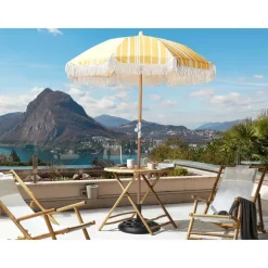 Beliani MONDELLO - Parasol - Geel - Polyester